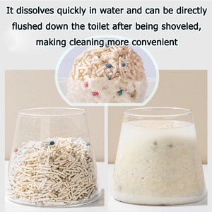 Arena para Gatos de Fabricación Directa, Desechable por el Inodoro, con Mayor Estabilidad en Grumos, Alta Dureza y Rendimiento Superior - Product Image 2