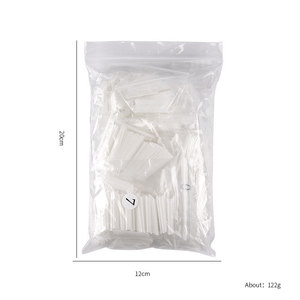 500 pièces de faux ongles naturels blancs, professionnels, artificiels, français, demi-couverture et pleine couverture, 500 pièces de pointes d'ongles - Product Image 6