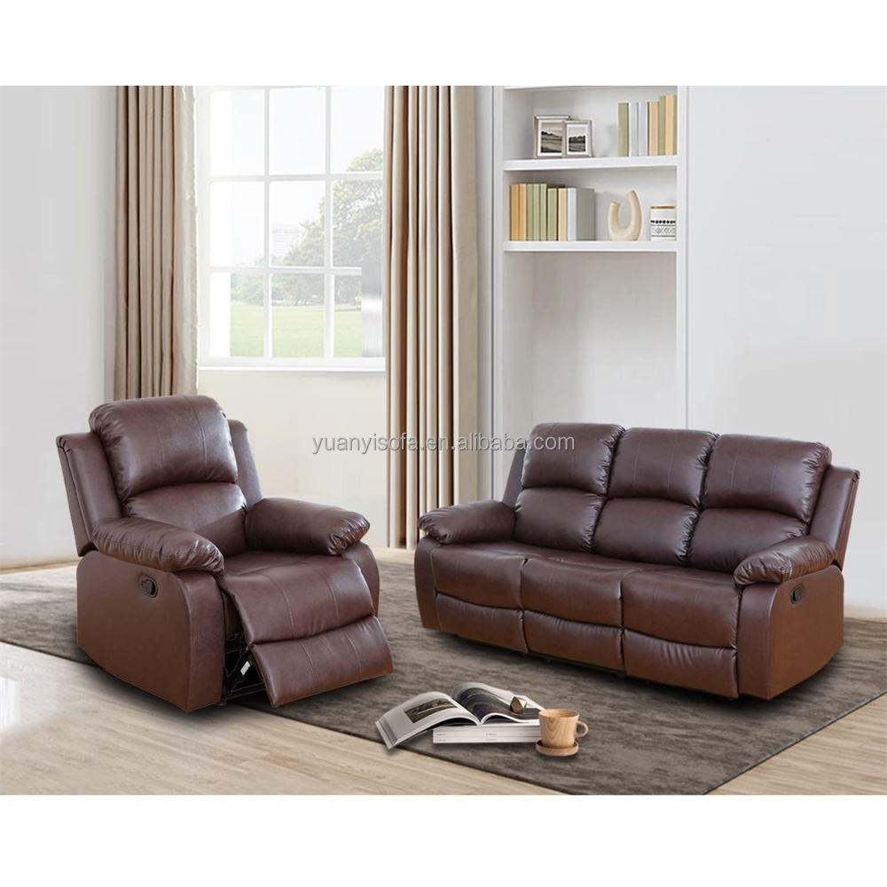 European Style Recliner Sofa Sets for Modern Living Rooms