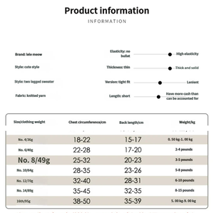 Hot Selling Knitted <strong>Dog</strong> Sweater Winter Clothes for Cats &amp; <strong>Dogs</strong> Pet <strong>Xmas</strong> Holiday Outfit 2025 - Product Image 3