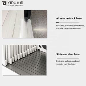 スチール製ショールーム展示ホルダープッシュプル木製ドアラックスライドドアハンドルディスプレイ棚ドアディスプレイスタンド - Product Image 3