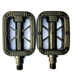 Pédale de vélo à plateforme, axe en acier, roulement à billes, antidérapant, pour vélo de montagne, noir Q 025 - Product Image 2
