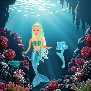 Vente chaude 2025 OEM Ensemble de poupées colorées à la mode de 14 pouces (36 cm) en plastique avec articulations mobiles Jouet de fée pour filles pour bébés - Product Image 5