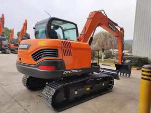 Fiable utilisé Doosan DX75 pelle à roues 7.5 tonnes Mini faible heures de travail Core Incl moteur moteur boîte de vitesses pompe à vendre - Product Image 6