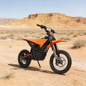 Moto électrique pour enfants 72V 4500W, vitesse maximale 100-125 km/h, avec frein à disque, batterie au lithium, mini moto orange pour garçons - Product Image 4