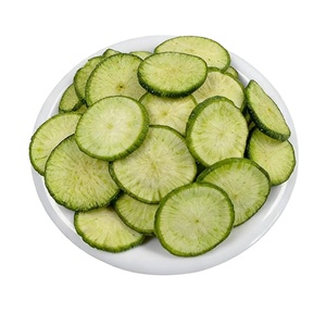 Bulk wholesale freeze-dried green radish <b>cubes</b> from Chinese factory healthy dehydrated vegetable and fruit snack - Product Image 4