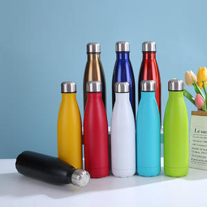 Bouteille d'eau magnétique grande capacité 500 ml avec support pour téléphone, gourde isotherme en acier inoxydable avec mousqueton pour le camping, le cyclisme et le bureau - Product Image 1