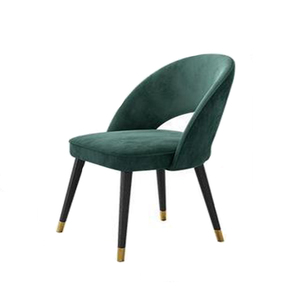 Chaise drone à dossier ajouré en forme de demi-cercle, fauteuil noble pour bar, hôtel, fête, prix de gros - Product Image 1