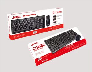 Jedel Ensemble <span class=keywords><strong>clavier</strong></span> et <span class=keywords><strong>souris</strong></span> filaires 104 touches en stock, version linguistique personnalisable, <span class=keywords><strong>clavier</strong></span> et <span class=keywords><strong>souris</strong></span> de bureau pour PC - Product Image 6