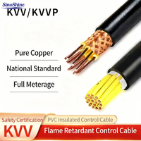 Kabel Listrik RVVP Terproteksi Harga Pabrik 30V Isolasi XLPE Terpilin Multi Inti Berlapis PVC Kabel Kontrol Teknik LAN