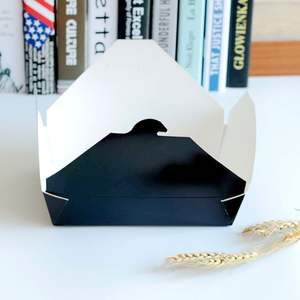 <span class=keywords><strong>Caja</strong></span> de Almuerzo Cuadrada Desechable de Papel Kraft para Llevar, para Servir Comida, Arroz Frito, Bocadillos, Pollo Frito, Sushi, Bento - Product Image 1