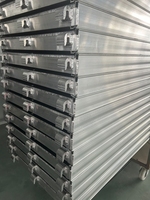 Poignée et assemblage faciles, certification européenne, échelle en aluminium/h et cadre de porte, échancrages