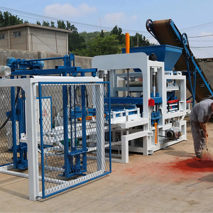 QT4-15B thủy lực tự động rỗng bê tông gạch khối Máy làm paver soild lồng vào nhau Máy làm gạch - Product Image 1