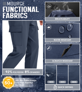 <span class=keywords><strong>Pantalon</strong></span> cargo de <span class=keywords><strong>randonnée</strong></span> pour <span class=keywords><strong>femme</strong></span>, jogging résistant à l'eau et à séchage rapide avec poches - Product Image 6