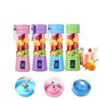 Seaygift Draagbare Fruit Juicer Ijs Smoothie 6 Blade Mini Home Usb Oplaadbare Draagbare Blender