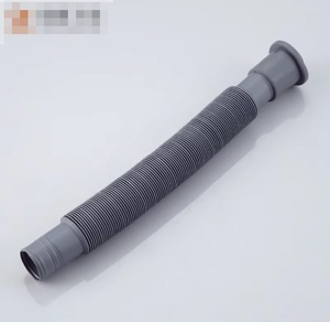 Manguera de Desagüe Extensible KS de 84.5mm, Curva, con Conexión por Compresión, 145 psi, Fácil Instalación para Lavabos y Fregaderos - Product Image 3