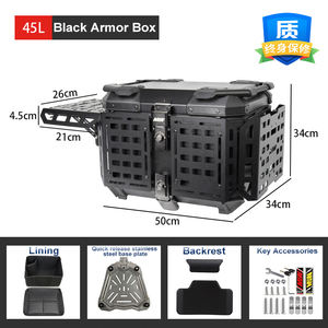 Juego de Baúl Blindado Multifuncional R1300gs de 38L y 45L de Aleación de Aluminio con Mesa Baúl Superior para Motocicleta Scooter y Bicicleta Eléctrica - Product Image 2