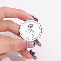 Broche en émail pour amoureux des chats, citation amusante, broches de santé mentale, badges mignons pour chiens pour vêtements, sacs, vente en gros