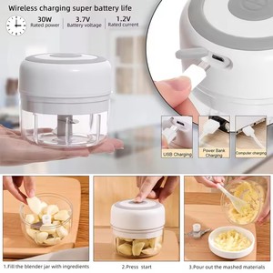 <span class=keywords><strong>Picadora</strong></span> eléctrica <span class=keywords><strong>de</strong></span> alimentos para cocina, Mini trituradora <span class=keywords><strong>de</strong></span> ajo, <span class=keywords><strong>picadora</strong></span> <span class=keywords><strong>de</strong></span> <span class=keywords><strong>carne</strong></span> portátil USB, <span class=keywords><strong>picadora</strong></span> <span class=keywords><strong>de</strong></span> verduras para utensilios <span class=keywords><strong>de</strong></span> cocina - Product Image 6