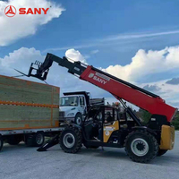 Chariot télescopique SANY, capacité de 4,5 tonnes, hauteur de levage de 17,1 m, pour la construction et l'entreposage