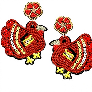 Nouvelles boucles d'oreilles vintage en perles de noix de coco pour femme, design tendance en forme de fruit, bijoux élégants, accessoire cadeau d'Inde pour femme - Product Image 3