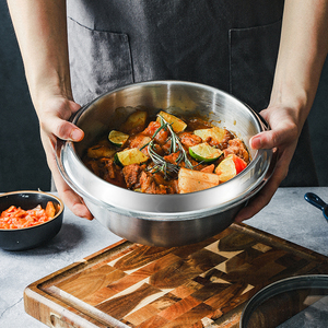 Casserole <span class=keywords><strong>de</strong></span> cuisine coréenne en acier inoxydable triple couche pour cuisson rapide et délicieuse, cuiseur à <span class=keywords><strong>riz</strong></span> instantané blanc 5L avec couvercle - Product Image 6