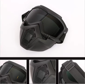 669 xe máy Mũ bảo hiểm xe off-road xe máy ngoài trời Kính chắn gió mặt nạ ngoài trời cát bằng chứng cưỡi thiết bị mặt nạ - Product Image 6