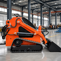 Livraison Gratuite Porte-à-Porte : Mini-chargeuse compacte agricole hydraulique diesel