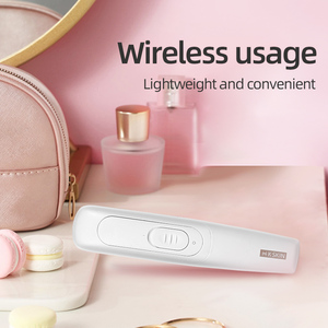 Portable Beauty Hair Care Massager Comb AA Battery Red Light <b>Scalp</b> Massager Hair Care OEM lOGO Soft Hair Comb Hair Straightener - Product Image 2