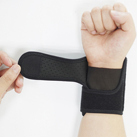 Protège-poignet réglable en néoprène fin pour badminton, basketball, tennis, yoga, entraînement, unisexe, fixation à double ressort, respirant, soutien