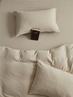 Parure de lit 4 pièces de luxe en mousseline de coton, style européen et américain, avec drap et housse de couette