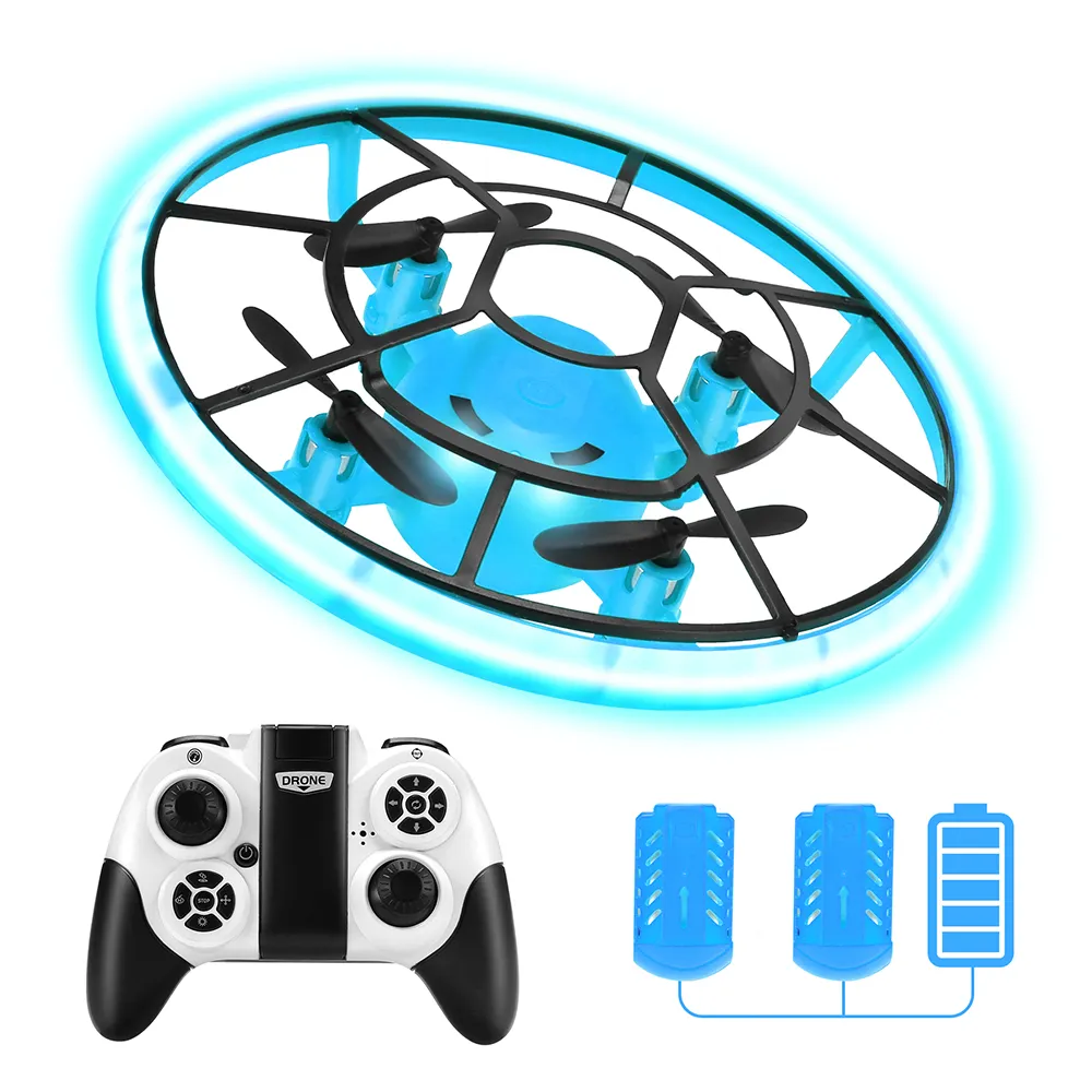 HR H8 New Design Hand Operated Mini size Toy Drone For Kids,Upgraded Ufo Flying Ball Toy With Led,Usb Rechargeable Indoor Dron