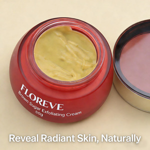 Gel exfoliant au sucre brun personnalisé en usine, traitement OEM, crème pour le visage, gommage en tube personnalisé, tous types de peau - Product Image 4
