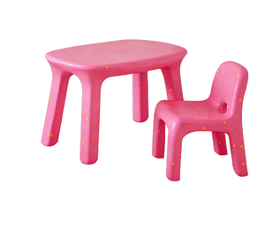طقم كرسي ومكتب للأطفال من البلاستيك المتين قابل لتعديل الارتفاع، طاولة دراسة للأطفال، أثاث تعليمي للمنزل والفصول الدراسية - Product Image 3