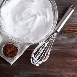 Batidor de Huevos Manual de Acero Inoxidable de 8, 10 y 12 Pulgadas, Herramienta para Mezclar Repostería, Mezclador de Masa, Apto para Lavavajillas y Horno, Sostenible - Product Image 1