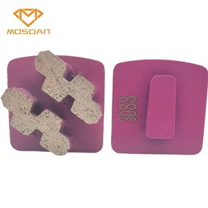 Redi Lock Plaque de meulage diamantée agressive à double segment serpent pour sol en béton - Product Image 4