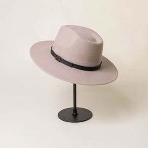 Sombrero Fedora de Lana Casual y Elegante para Otoño/Invierno con Hebilla Decorativa Retro y Borde de 7cm - Product Image 4