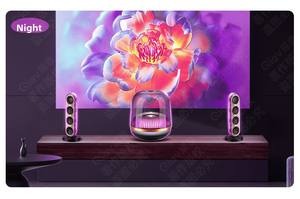 Altavoz Inalámbrico Mini Crystal 5 de Huaqiangbei, con Bajos Potentes, Diseño Desmontable, para Computadoras, Salas de Estar, Sonido Envolvente para el Hogar - Product Image 4