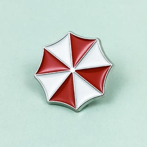 Broche Resident Evil, logo parapluie créatif effet goutte d'huile, badge géométrique pour sac à dos de garçons, produit dérivé de films et séries TV - Product Image 3