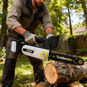 Scie à chaîne sans fil au lithium-ion 1000W de conception exclusive <span class=keywords><strong>Vetex</strong></span> Factory Direct avec deux batteries pour une utilisation en jardin - Product Image 5