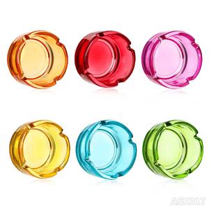 Cendrier en verre classique de 73 mm, coupe-vent, emballage individuel, nouveau <span class=keywords><strong>film</strong></span> de protection pour voiture, couleur pulvérisée, portable, utilisation en intérieur et en extérieur, BYT002 - Product Image 3