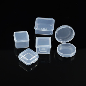 Boîtes de rangement en plastique PP de différentes tailles pour la collection de petits objets, étui à bijoux, étui pour écouteurs, étui pour composants électroniques - Product Image 2