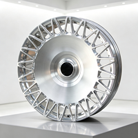 Jantes en alliage forgé personnalisées SL 19 20 21 22 24 26 pouces 5x112 avec logo personnalisé, finition polie, compatibles avec Mercedes Classe S et BMW Série 7