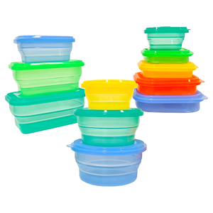 Recipiente de Silicona <span class=keywords><strong>para</strong></span> Alimentos, Apto <span class=keywords><strong>para</strong></span> Horno y Microondas, Reutilizable, <span class=keywords><strong>para</strong></span> Almacenar Alimentos, Sin BPA, Látex ni Ftalatos - Product Image 2