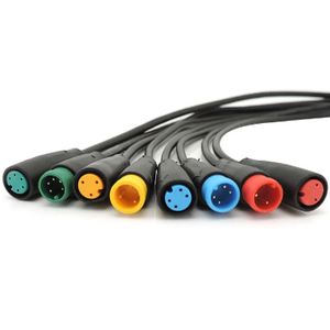 एम 8 9 मिमी बेस कनेक्टर 2/3/4/5/6 पिन वाटरप्रूफ आईपी 65 ईबाइक डिस्प्ले सिग्नल सेंसर के लिए केबल - Product Image 6