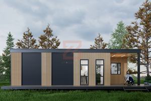 사전 팹 하우스 모듈러 사무실 새로운 큰 모듈러 하우스 3 침실 2 욕실 접이식 모듈러 우드 하우스 제조 업체 - Product Image 2