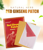 Meilleure Vente : Patch au Ginseng Rouge Coréen pour les Douleurs Articulaires, Plâtre Cutané à la Poudre de Racine de Ginseng pour Booster l'Énergie Corporelle, Service OEM/ODM