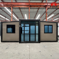 Maison en conteneur extensible de 20 pieds 30 pieds 40 pieds Maison mobile pour hôtel Bureau Villa Hôpital Extérieur