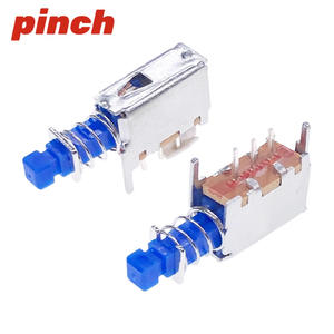 Interruptor de botón con bloqueo automático Pinch A03 de 6 pines, 1NO1NC, 250V, IP40, de plástico, para encendido de decodificador - Product Image 2