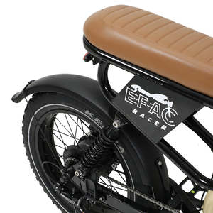Vélo électrique Onesport W66 de style moto, cadre en acier, écran LCD multifonctionnel, transmission à 7 vitesses, fourche avant amortissante, moto- - Product Image 4